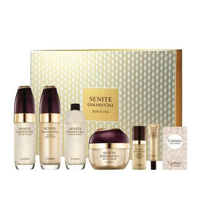 Coreana, COREANA Senite Golden Cell Repair Special Set 7Items, Golden, Repair, Special, Gifts