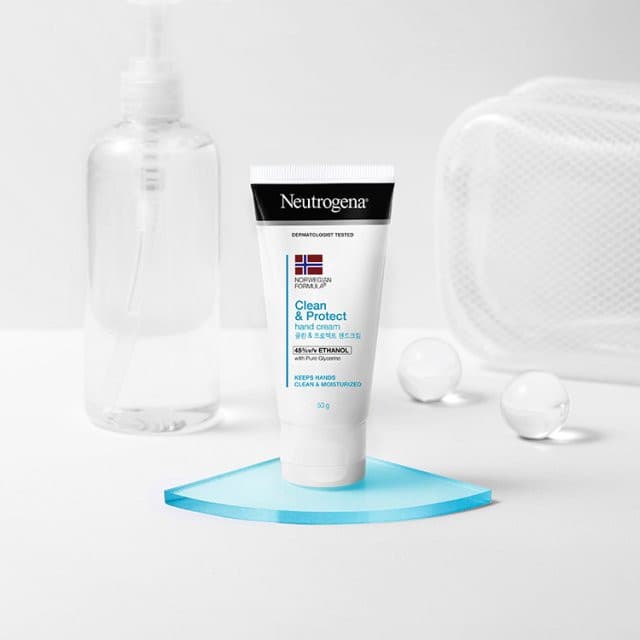 NEUTROGENA Clean & Protect Hand Cream 50g 4ea Set.