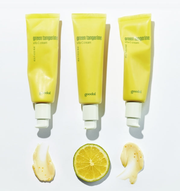 Strongly adhering moisture, Dark spot earsing cream, Green tangerine extract, Completed human application test on spot relief, Vitality charge