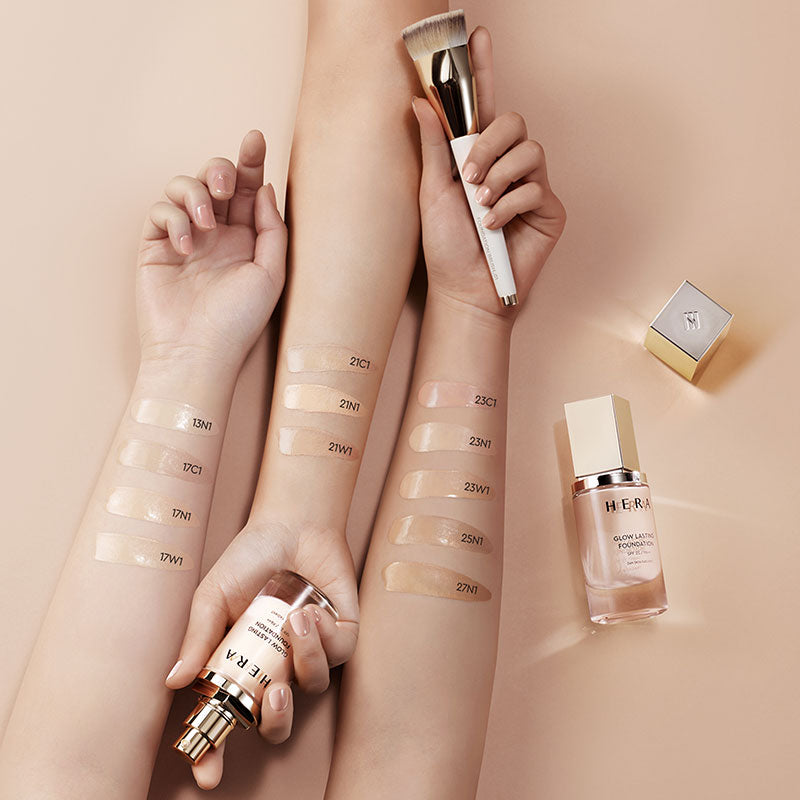 Lasts for 24 hours, Covers only skin imperfections in a thin, 12 Colors, Enhances glow, Test with 30 subjects using the device
