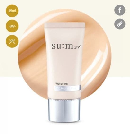 SUM37 Water-full CC Foundation SPF20/PA++ 45ml.
