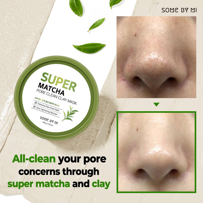 SOME BY MI SUPER MATCHA PORE CLEAN CLAY MASK 100g Korean skincare Kbeauty Cosmetics