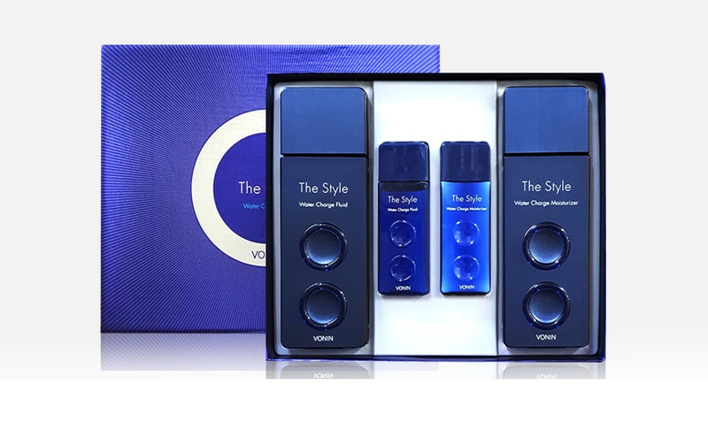 Vonin The Style Water Charge 2 Set For Men Homme Korean skincare Kbeauty Cosmetics
