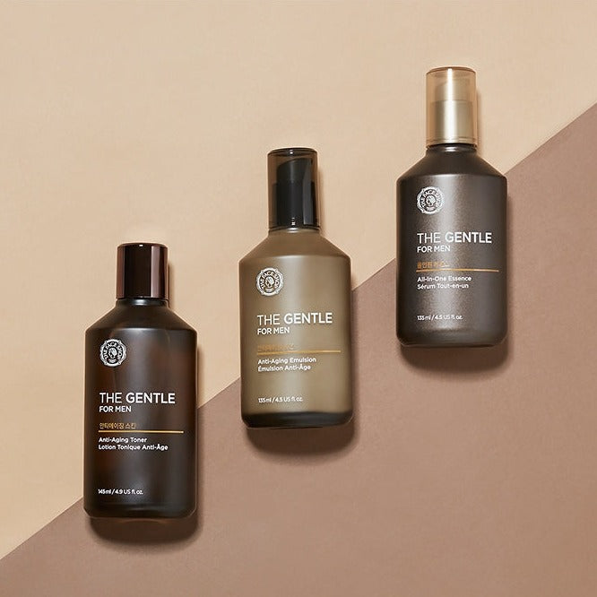 The Face Shop The Gentle For Men Anti-aging Emulsion Toner 2 Set Korean skincare Kbeauty Cosmetics