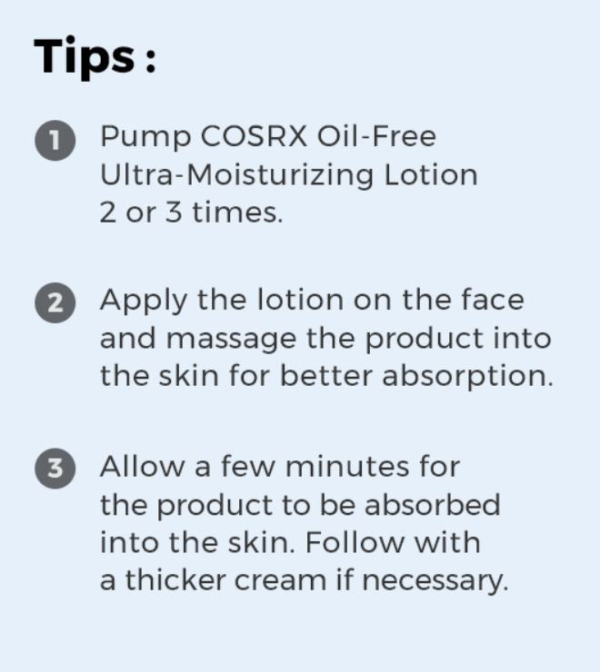 COSRX Oil-Free Ultra-Moisturizing Lotion with Birch Sap 100ml.