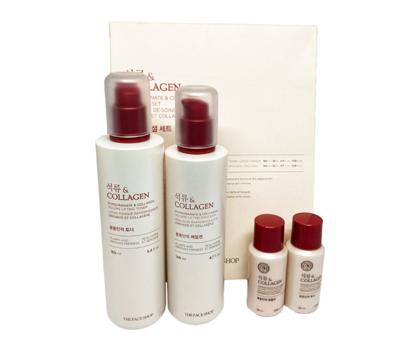 The Face Shop Pomegranate and Collagen 2 Set Korean skincare Kbeauty Cosmetics