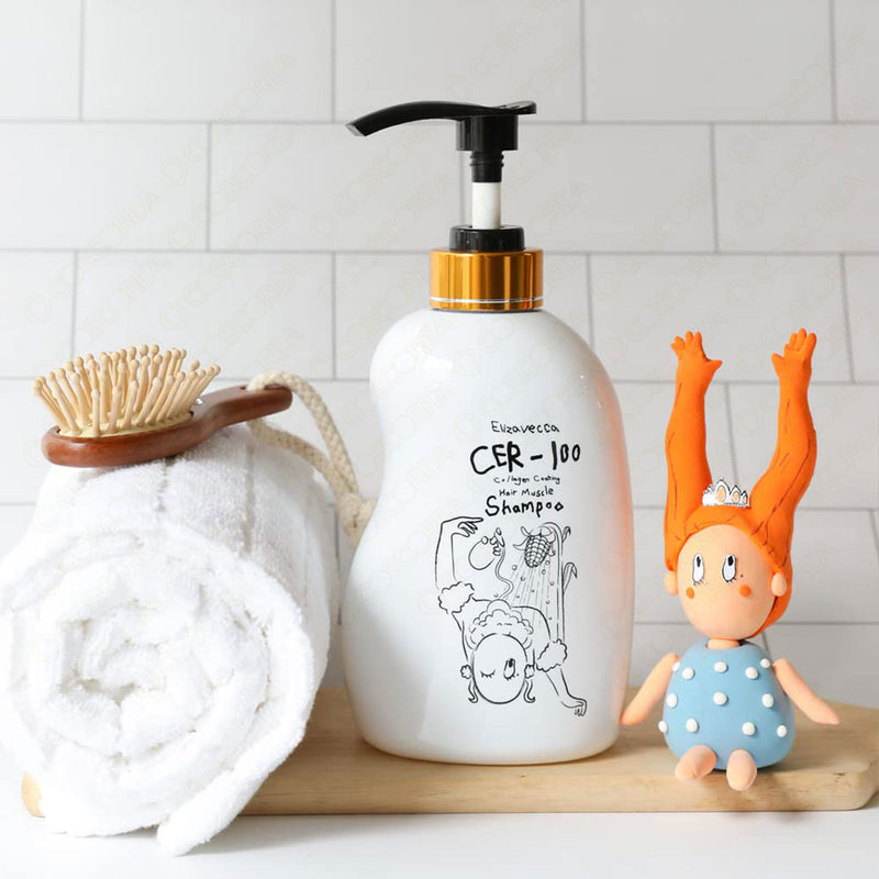 Elizavecca CER 100 Collagen Coating Hair Muscle Shampoo 500ml.