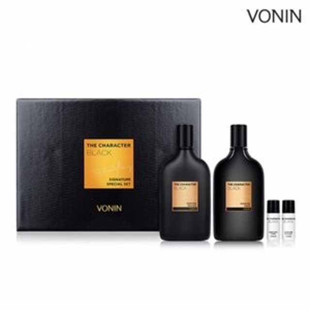 Vonin The Character Black Signature 2 Set Korean skincare Kbeauty Cosmetics