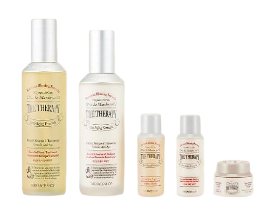 The Face Shop The Therapy Anti-Aging Set 2pcs Korean skincare Kbeauty Cosmetics