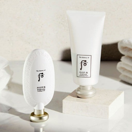 THE HISTORY OF WHOO Gongjinhyang Seol Brightening Peeling Gel Set.