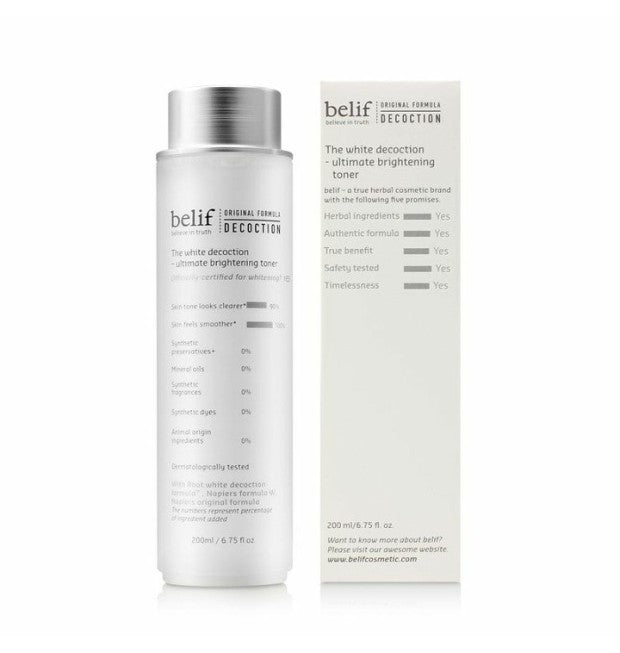 Belif The White Decoction - Ultimate Brightening Toner 200ml.
