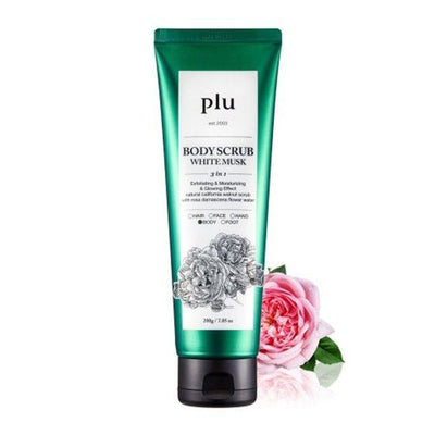 Plu Body Scrub White Musk 200g Korean bodycare Kbeauty Cosmetics