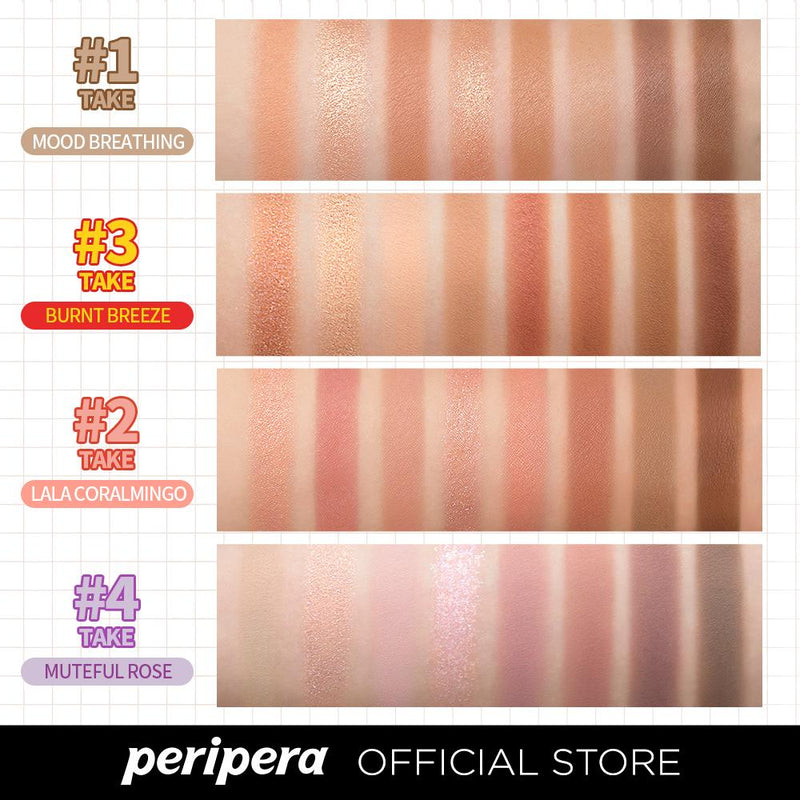 PERIPERA All Take Mood Palette (4Type) Korean Kbeauty Cosmetics