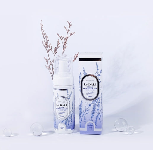 קצף דביק, תכשיר ניקוי חומצי חלש עבור אזור Y נשי חלש ורגיש, ללא ניחוח מלאכותי, טיפול בשמן אתרי לבנדר טבעי, מתכון עם ירק בטוח והיפואלרגני