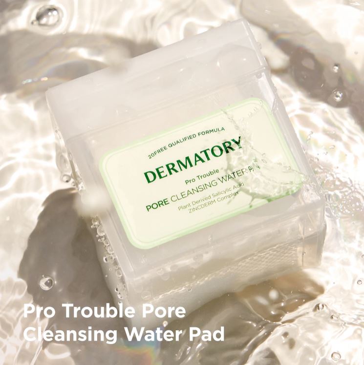 DERMATORY Pro Trouble Pore Cleansing Water Pad 70 sheets.