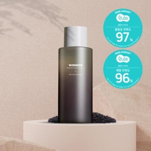 HARUHARU WONDER אורז שחור טונר היאלורונית 150ml קוריאני טיפוח עור Kbeauty קוסמטי