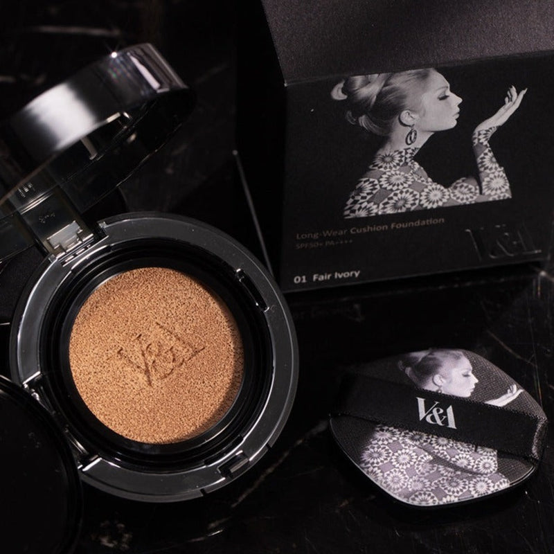 V&A Long Wear Cushion Foundation SPF50+/PA++++ 15g.