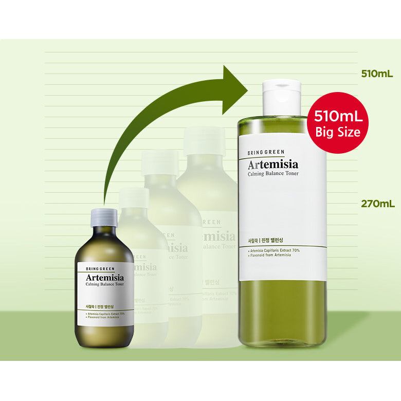 BRING GREEN Artemisia Calming Balance Toner 510ml.