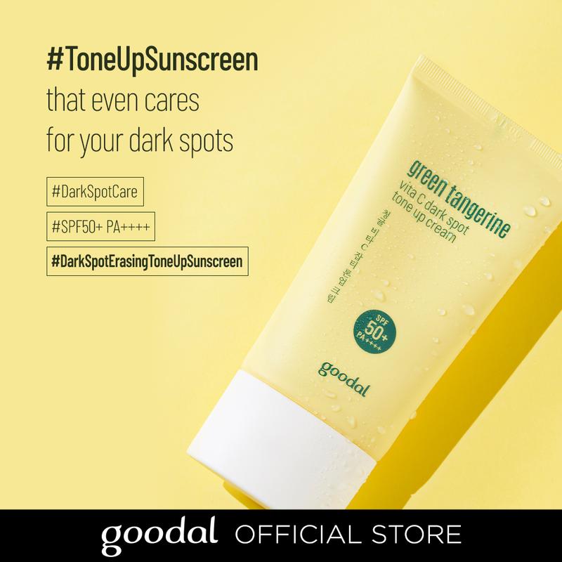 GOODAL Green Tangerine Vita C Dark Spot Tone Up Sun Cream 50ml.