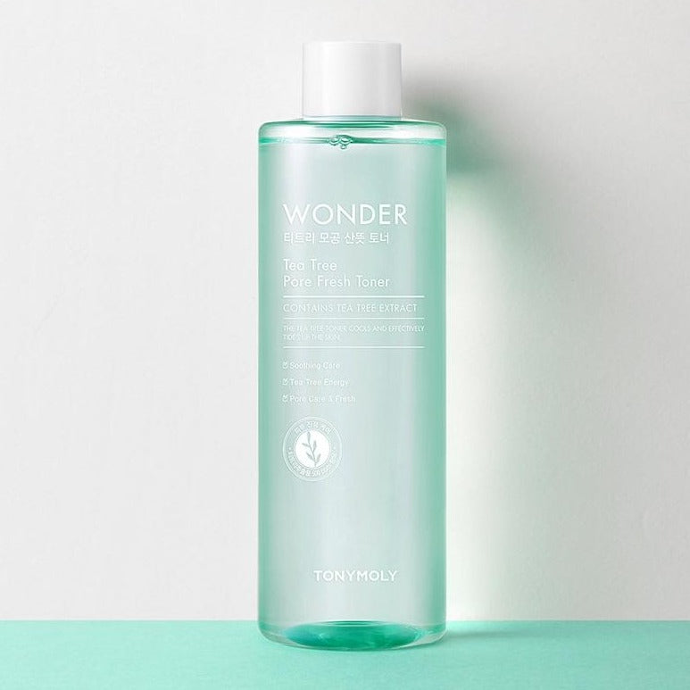 TONYMOLY Wonder Tea Tree Pore טונר טרי 500ml קוריאנית לטיפוח העור קבאוטי קוסמטיקה