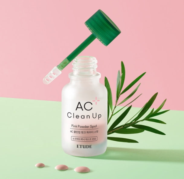ETUDE HOUSE AC Clean Up Pink Powder Spot 15ml Korean skincare Kbeauty Cosmetics