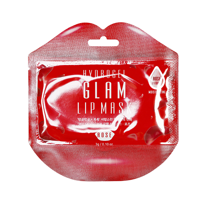BEAUUGREEN Hydrogel Glam Lip Mask Rose 5ea Korean Kbeauty Cosmetic