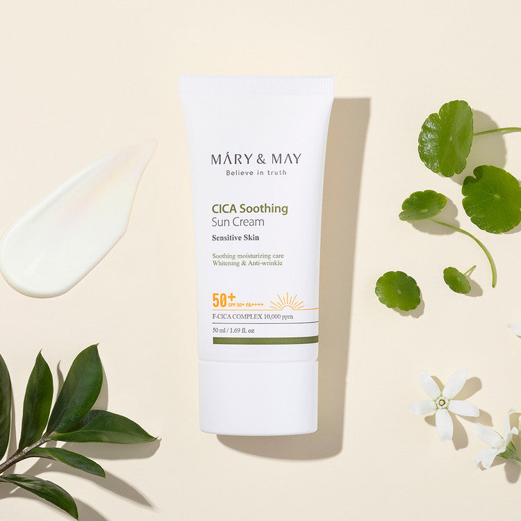 MARY&MAY CICA Soothing Sun Cream SPF50+ PA++++ 50ml.