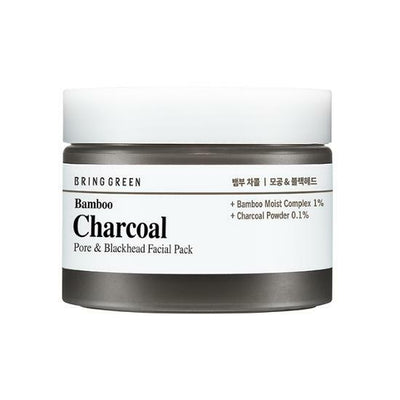 Bring Green, Bring Green Bamboo Charcoal Pore & Blackhead Facial Pack 100ml, Charcoal, Blackhead, Pores