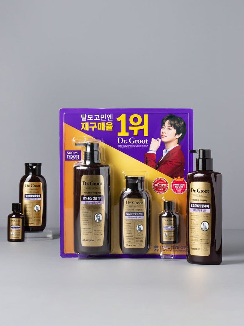 Dr.Groot Hair Loss Shampoo Set 500ml+200ml+50ml.
