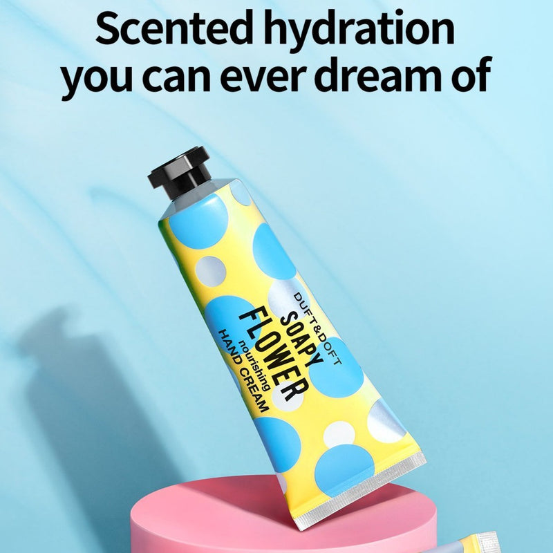 Scented hydration, Moisturizing, Soothing, Anti dryness, Creamy