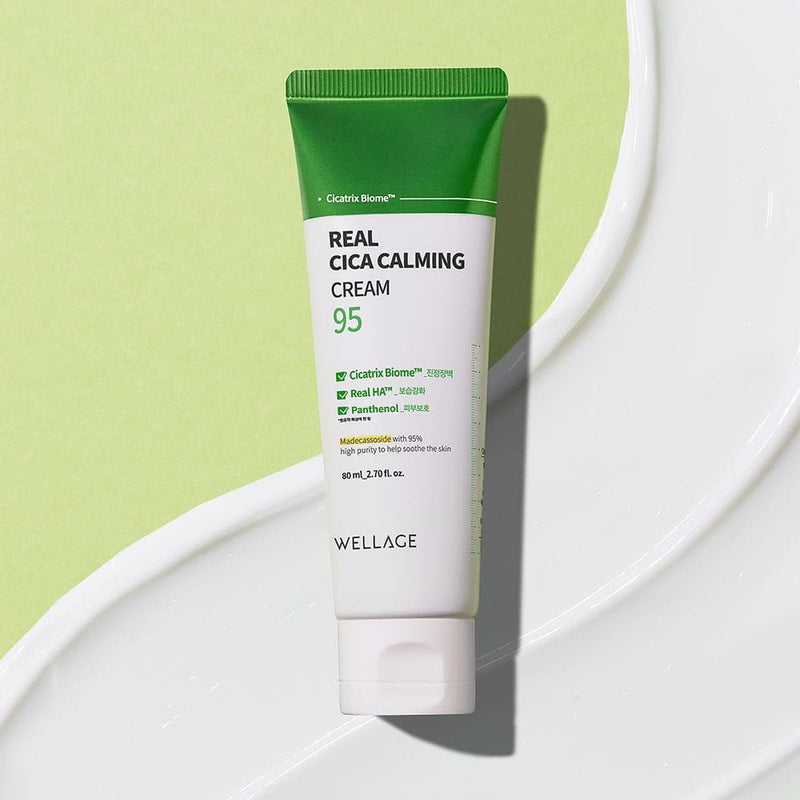 WELLAGE Real Cica Calming 95 Cream 80ml.