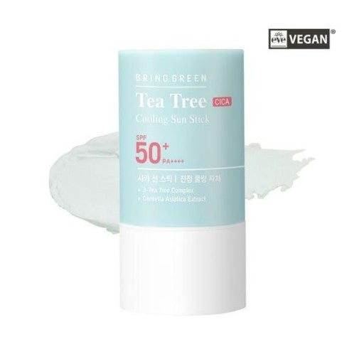 BRING GREEN Tea Tree Cica Cooling Sun Stick 22g.
