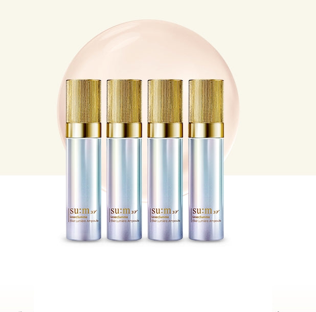 SUM37 Losec Summa Elixir Lumiere Ampoule 10ml x 4pcs Korean skincare Kbeauty Cosmetics