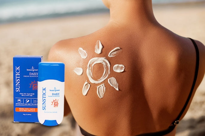 BEAUUGREEN יומי טרי Sunstick 16 גרם טיפוח עור קוריאני Kbeauty קוסמטי