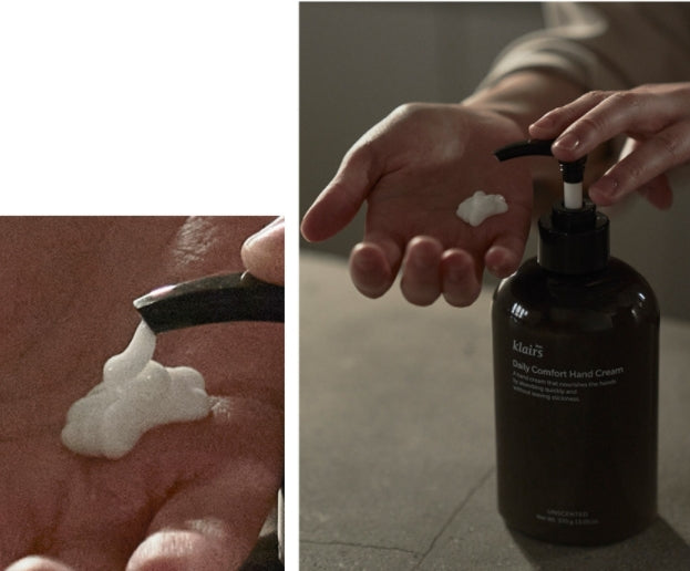 Dear,klairs Daily Comfort Hand Cream (Unscented) 370g Korean handcare Kbeauty Cosmetics