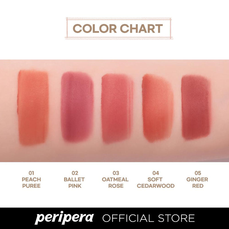PERIPERA INK MOOD MATTE TINT (5 Colores) Korean Kbeauty Cosmetics