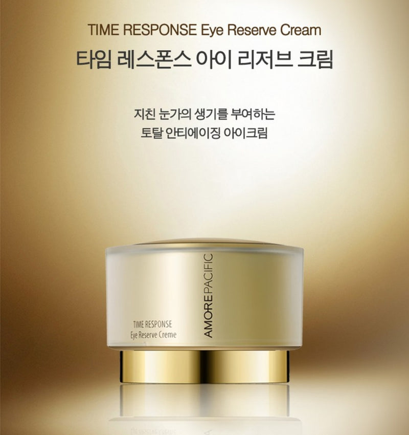AMOREPACIFIC Time Response Eye Reserve Cream 15ml Set.