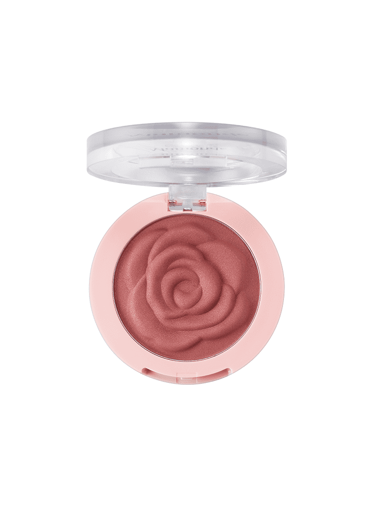 Mamonde Flower Pop Blusher 8g הוא מרקם אבקתי רך שמשתלב בצורה חלקה על הלחיים ללא נשורת