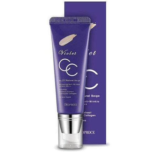 DEOPROCE VIOLET CC CREAM 50g SPF50+ PA+++ Korean skincare Kbeauty Cosmetic