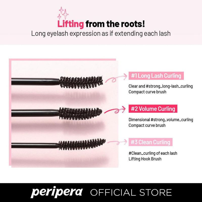PERIPERA Ink Black Cara (3Type) Korean Kbeauty Cosmetics