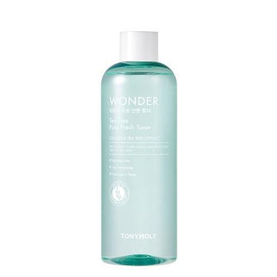 TONYMOLY Wonder Tea Tree Pore טונר טרי 500ml קוריאנית לטיפוח העור קבאוטי קוסמטיקה