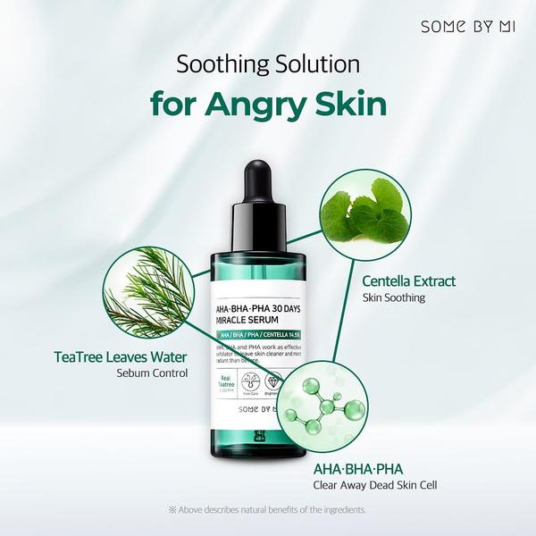 SOME BY MI AHA BHA PHA 30 Days Miracle Serum (50ml) Korean skincare Kbeauty Cosmetics