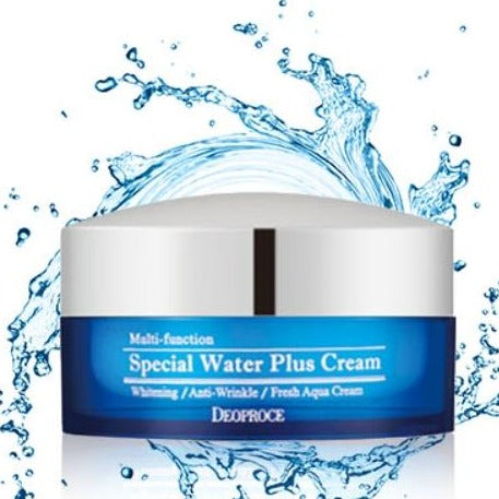 DEOPROCE SPECIAL WATER PLUS CREAM 100 גרם הוא קרם על בסיס מים מעניק לחות ומזין את קרם העור.