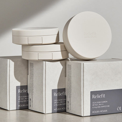 HOLIKA HOLIKA Reliefit Cica Clear Cushion SPF50+ PA+++ 14g x 2ea.