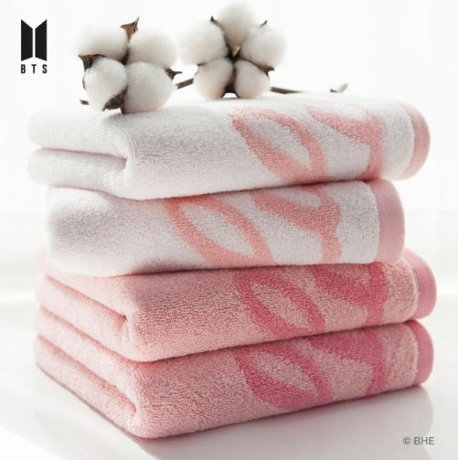 BTS BOY WITH LUV 2 sheets of face towel 170g Korean Kbeauty