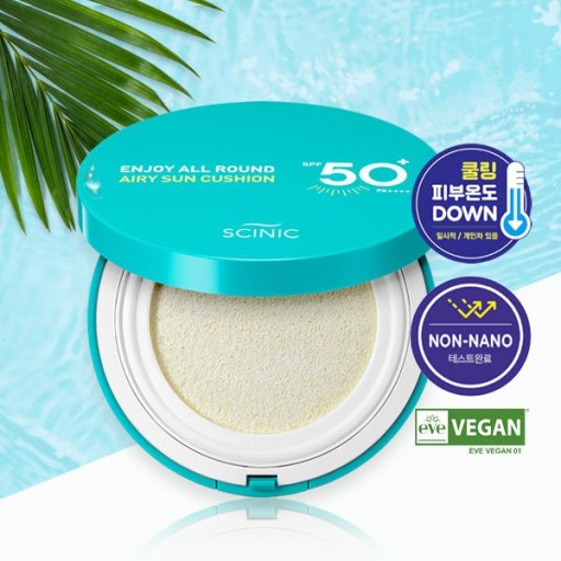 SCINIC Enjoy All Round Airy Sun Cushion EX 25g.