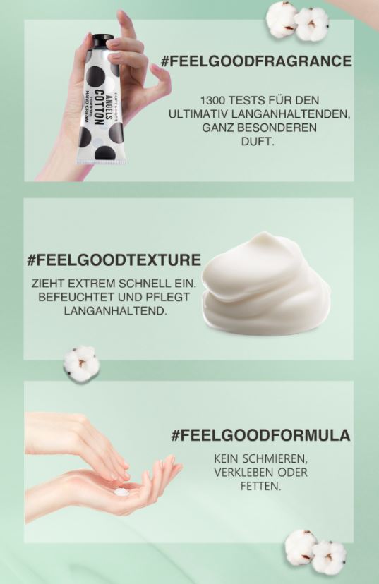 DUFT&DOFT Angels Cotton Nourishing Hand Cream 50ml.