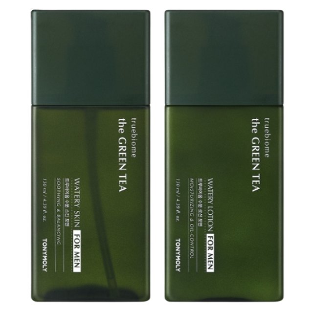 TONYMOLY The Green Tea True Biome For Men Set 4items.