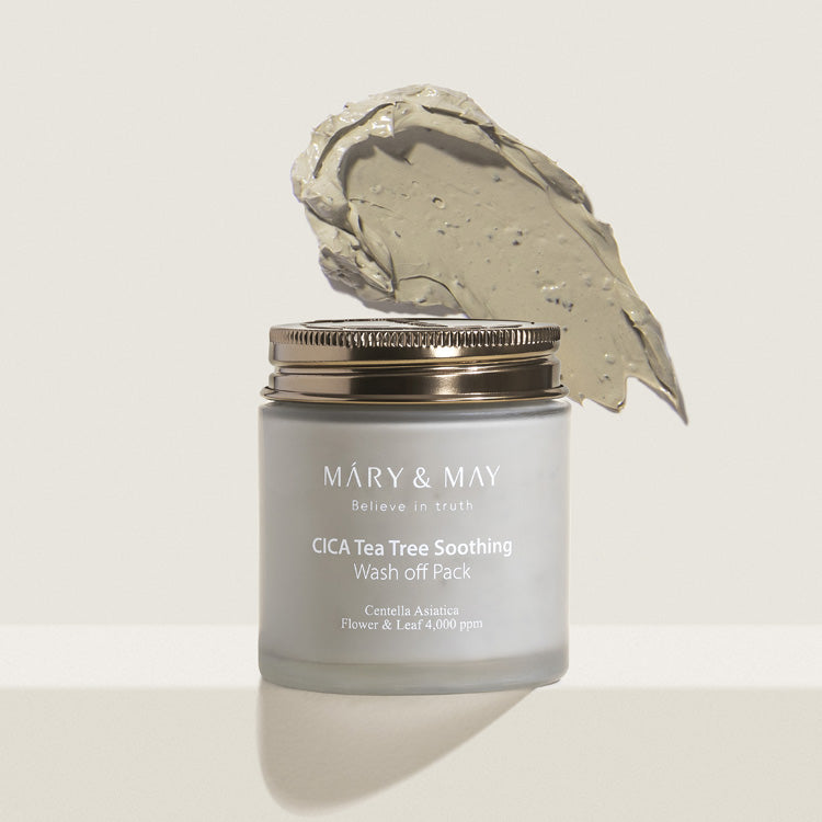 MARY&MAY Cica Tea Tree Soothing Wash Off Mask Pack 125g.