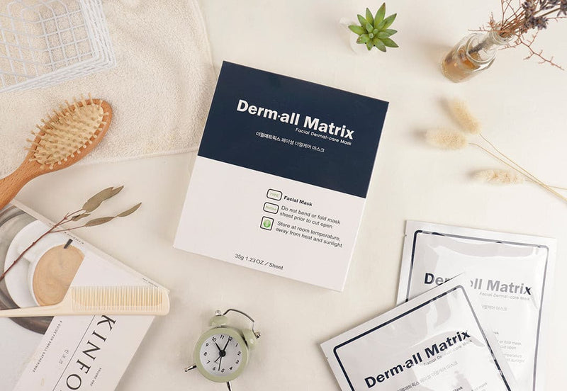 Derm-all Matrix Facial Dermal Care Mask (4 sheets).